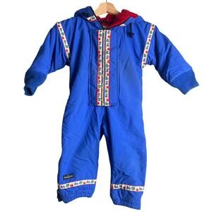 Wintergreen Northwoods Apparel 2T Nylon Blue Buntin Suit Jacket